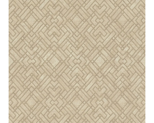 Vliestapete Metropolitan Stories 3 geometrisch beige braun Tapete mit geometrischem Muster