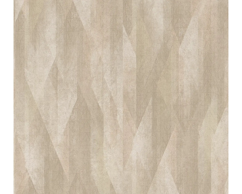 Vliestapete Metropolitan Stories 3 geometrisch beige Tapete mit grafischem Dreiecksmuster