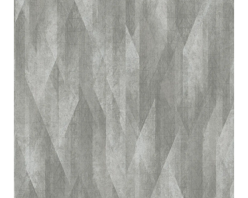 Vliestapete Metropolitan Stories 3 geometrisch grau Graue Vliestapete mit geometrischem Muster