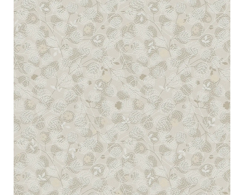 Vliestapete Metropolitan Stories 3 floral beige Tapete mit Blättermuster