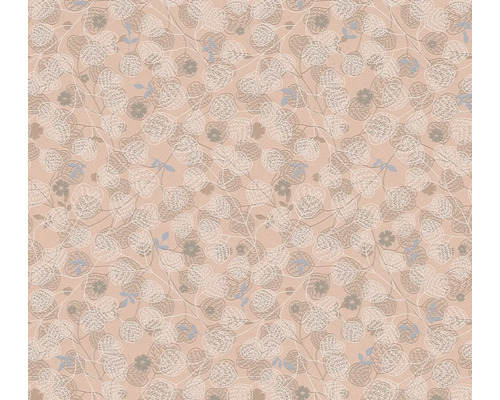 Vliestapete Metropolitan Stories 3 floral hell pink Muster mit Blattmotiven für Innenausstattung