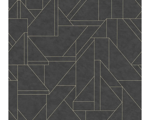 Vliestapete Metropolitan Stories 3 geometrisch schwarz