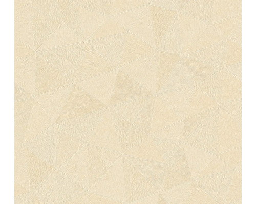 Vliestapete Metropolitan Stories 3 geometrisch beige natur Geometrische Vinyltapete mit dreieckigen Mustern