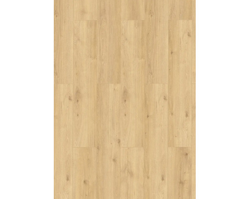 Verlegung von hellem Laminatboden mit Holzstruktur