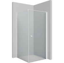 Drehtür für Seitenwand Lido 400 700x2000 mm Echtglas Klar hell weiß mit Schmutzabweisende Glasbeschichtung DDS870/K1/51R-thumb-0 Drehtür für Seitenwand Lido 400 700x2000 mm Echtglas Klar hell weiß mit Schmutzabweisende Glasbeschichtung DDS870/K1/51R-thumb-0