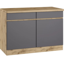 Kommode mit zwei Schubladen und zwei Türen