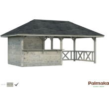 Pavillon Palmako Bianca 16,6 m² Set 3 588 x 300 cm grau tauchgrundiert-thumb-0 Pavillon Palmako Bianca 16,6 m² Set 3 588 x 300 cm grau tauchgrundiert-thumb-0