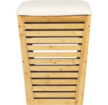 Hocker aus Bambus mit Sitzpolster