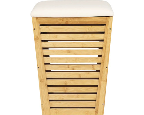 Hocker aus Bambus mit Sitzpolster