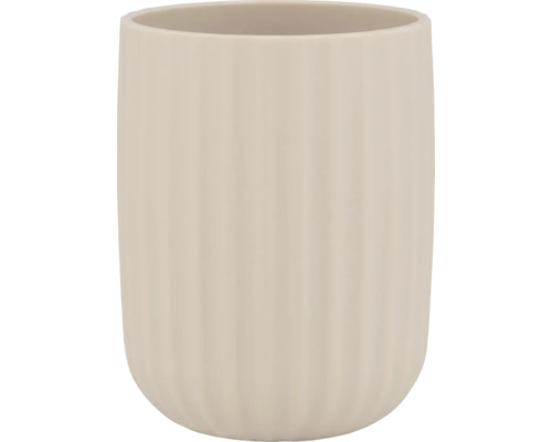 Zahnputzbecher mit gerippter Oberfläche