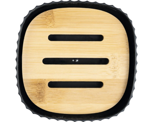 Seifenschale aus Bambus und Kunststoff