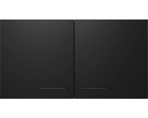 Hängeschrank mit zwei Türen und Griffen