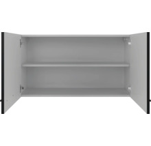 Hängeschrank Flex Well Capri schwarz matt/Wildeiche 100x54,8x32 cm mit Drehtüre-thumb-1 Hängeschrank Flex Well Capri schwarz matt/Wildeiche 100x54,8x32 cm mit Drehtüre-thumb-1
