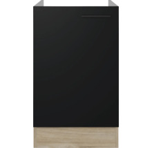 Spülenunterschrank Flex Well Capri schwarz matt/Wildeiche 50x82x57 cm-thumb-2 Spülenunterschrank Flex Well Capri schwarz matt/Wildeiche 50x82x57 cm-thumb-2