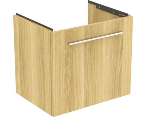 Waschbeckenunterschrank Ideal Standard i.life S 50x44x37,5 cm ohne Waschbecken und Griff eiche natur matt