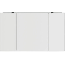 LED-Spiegelschrank Nobilia B-Set P1 186 3-türig 120x21x72 cm weiß hochglanz-thumb-0 LED-Spiegelschrank Nobilia B-Set P1 186 3-türig 120x21x72 cm weiß hochglanz-thumb-0