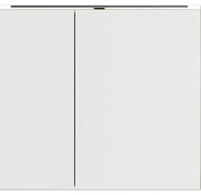 LED-Spiegelschrank Nobilia B-Set P1 168 2-türig 80x21x72 cm weiß-thumb-0 LED-Spiegelschrank Nobilia B-Set P1 168 2-türig 80x21x72 cm weiß-thumb-0