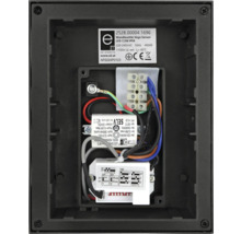 Innenansicht einer LED Wandleuchte Vega Sensor mit elektrischen Anschlüssen und Steuerungselementen.