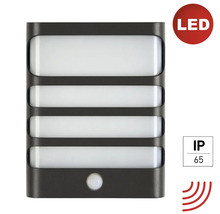 LED-Wandleuchte mit Bewegungsmelder und Schutzart IP65