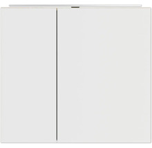 LED-Spiegelschrank Nobilia B-Set P1 169 2-türig 80x21x72 cm weiß-thumb-0 LED-Spiegelschrank Nobilia B-Set P1 169 2-türig 80x21x72 cm weiß-thumb-0
