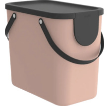 Rechteckiger Korb mit Deckel und Tragegriffen