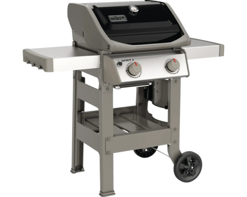 Weber Spirit II Gasgrill mit zwei Brennern und Seitentischen