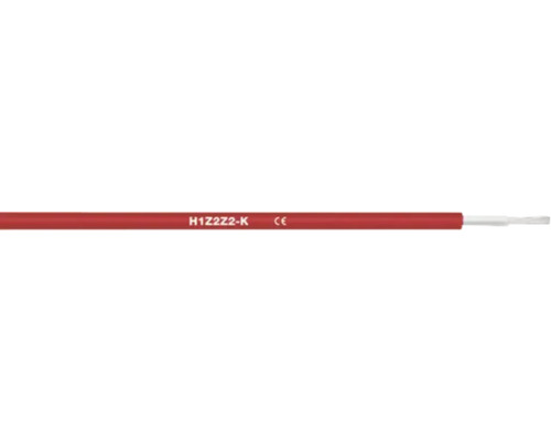 Solarleitung H1Z2Z2-K 1 x 6 mm² rot (Meterware) Solarleitung H1Z2Z2-K 1 x 6 mm² rot (Meterware)