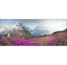 Glasbild Mountain Landscape II 80x30 cm-thumb-0