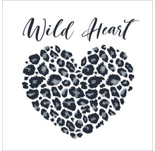 Wildes Herz Motiv mit Animal Print