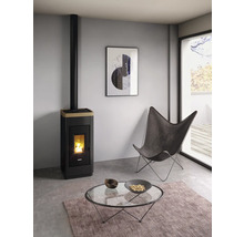 Pelletofen FreePoint Life Stahl gold 8,5 kW-thumb-2 Pelletofen FreePoint Life Stahl gold 8,5 kW-thumb-2