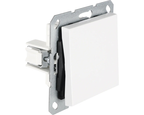 Schalter Q-Link F-Line kreuz unterputz polarweiß Lichtschalter zur Wandmontage