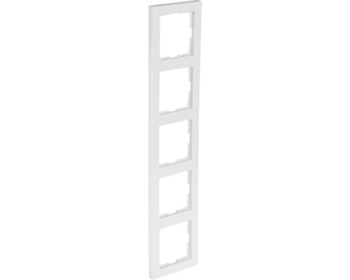 Abdeckrahmen 5-fach Q-Link F-Line - senkrecht/waagerecht unterputz polarweiß Abdeckrahmen 5-fach Q-Link F-Line - senkrecht/waagerecht unterputz polarweiß