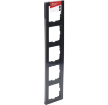 Rahmen Q-Link F-Line 5-fach - senkrecht/waagerecht unterputz schwarz-thumb-1 Rahmen Q-Link F-Line 5-fach - senkrecht/waagerecht unterputz schwarz-thumb-1