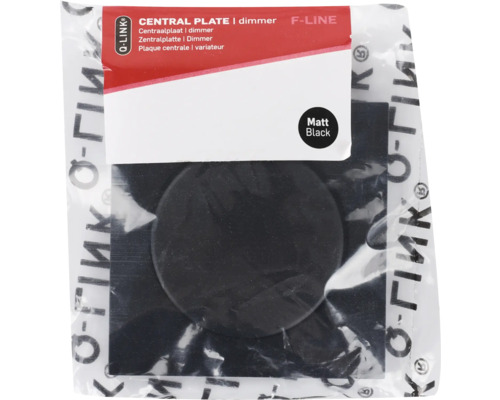 Zentralplatte für Dimmer, matte Ausführung