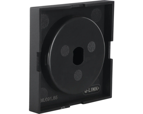 Schwarze Befestigung für ein Torantriebssystem