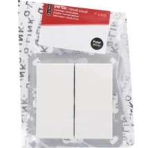 Schalter Q-Link F-Line wechsel/wechsel unterputz polarweiß-thumb-1