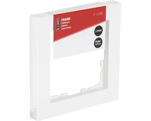 Q-Link F-Line Einzelrahmen in Polarweiss