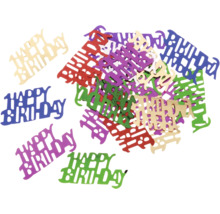 Mehrfarbiges Happy Birthday Konfetti
