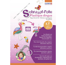 Schrumpffolie zum Basteln von Schlüsselanhängern und Dekorationen