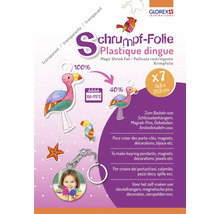 Schrumpffolie Set zum Basteln von Schlüsselanhängern, Magneten und Dekorationen