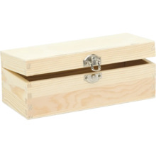 Holzkiste mit Verschluss