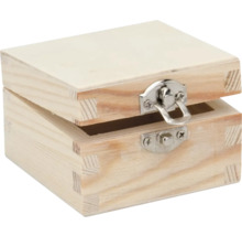 Holzkästchen mit Metallverschluss