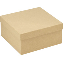 Quadratische Pappschachtel mit Deckel