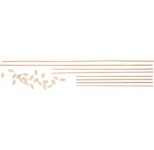 Holzrundstäbe und Holzperlen