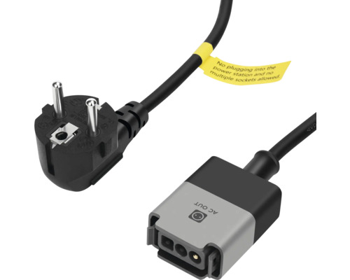 EcoFlow AC Kabel Powerstream 3 m schwarz (ECOSTREAMACCAB3MEU)