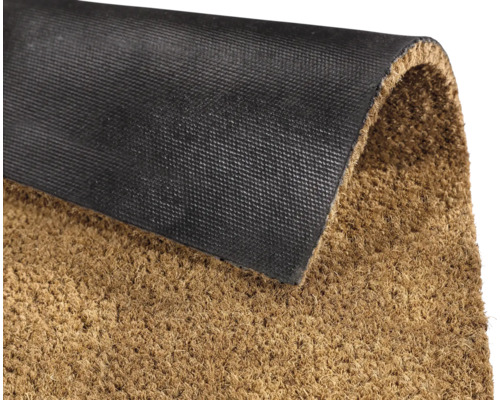 Kokosmatte mit schwarzer Rückseite