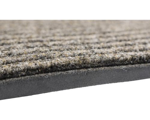 Fußmatte mit Rillenstruktur und Schaumstoffrücken