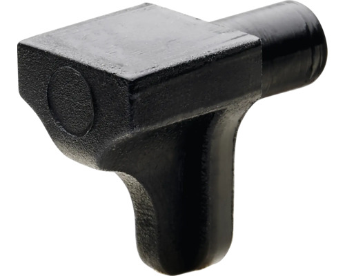 Bodenträger 5 mm mit Zapfen Kunststoff schwarz 100 Stück Fachbodenträger aus Metall