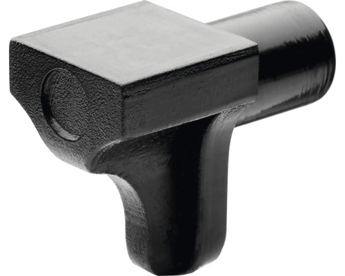 Bodenträger 6 mm mit Zapfen Kunststoff schwarz 100 Stück Fachbodenträger aus Metall