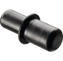 Steckbodenträger ø 5 mm / 6 mm Kunststoff schwarz matt 100 Stück-thumb-0